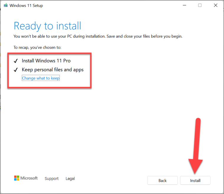 Install Windows 11