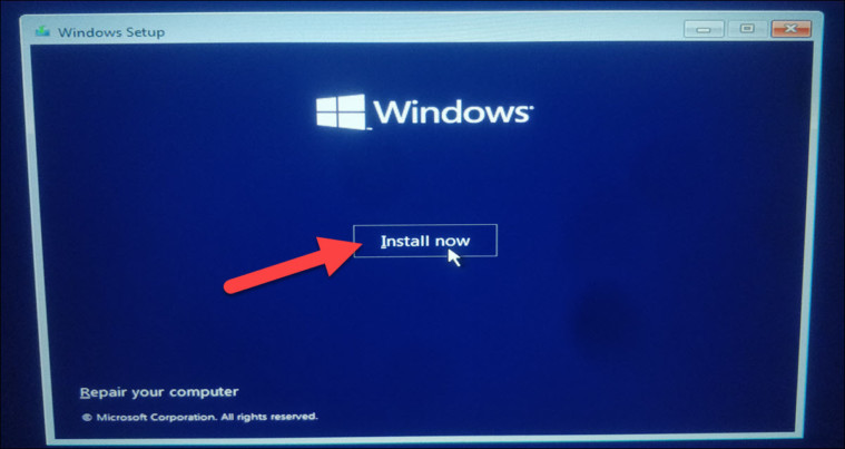 Install now