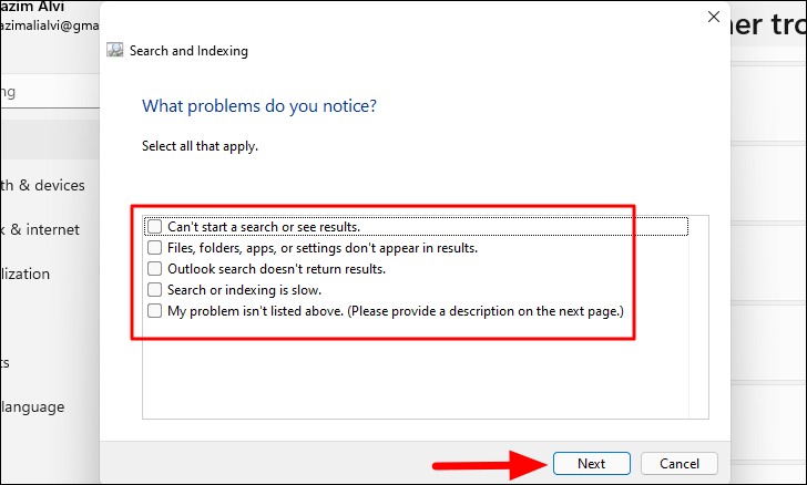Select search problems