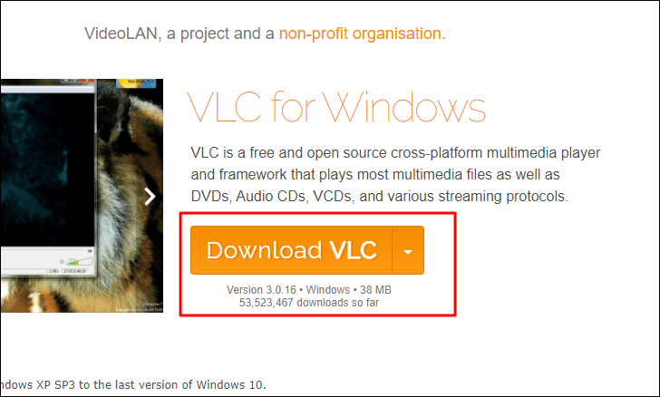 Downloading VLC Media Player
