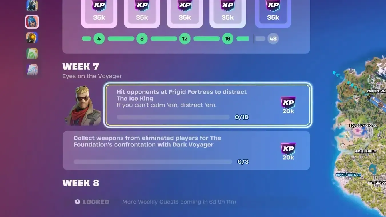 Finishing Fortnite’s Frigid Fortress “Hit Opponents” Quest
