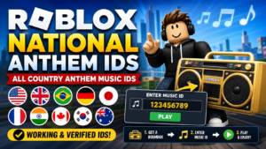 Roblox National Anthem Music ID Codes April 2026 Roblox National Anthem Music IDs 300x169 