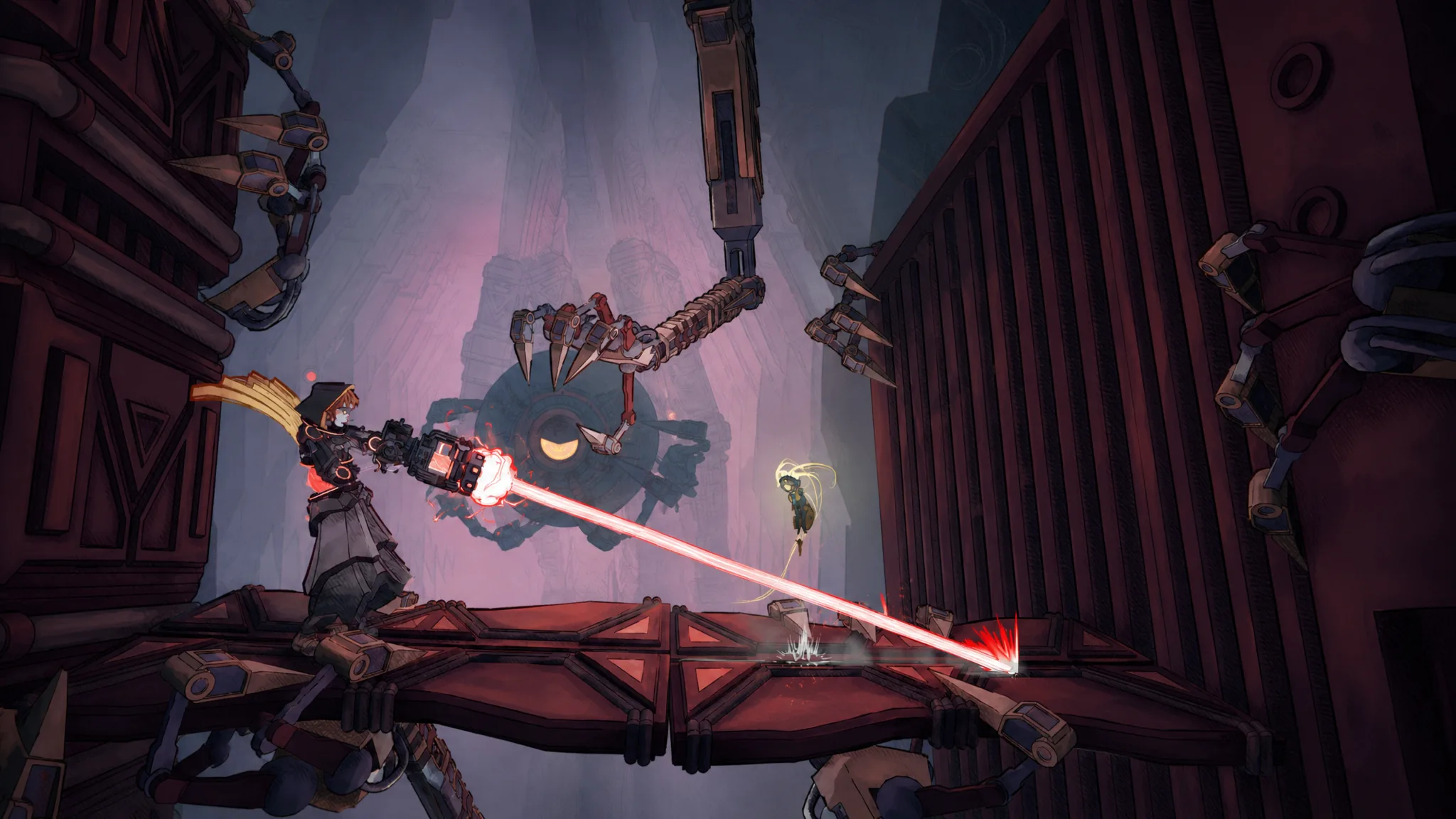 Steam Summer Sale 2026 - Fighting a boss in MIO: Memories in Orbit
