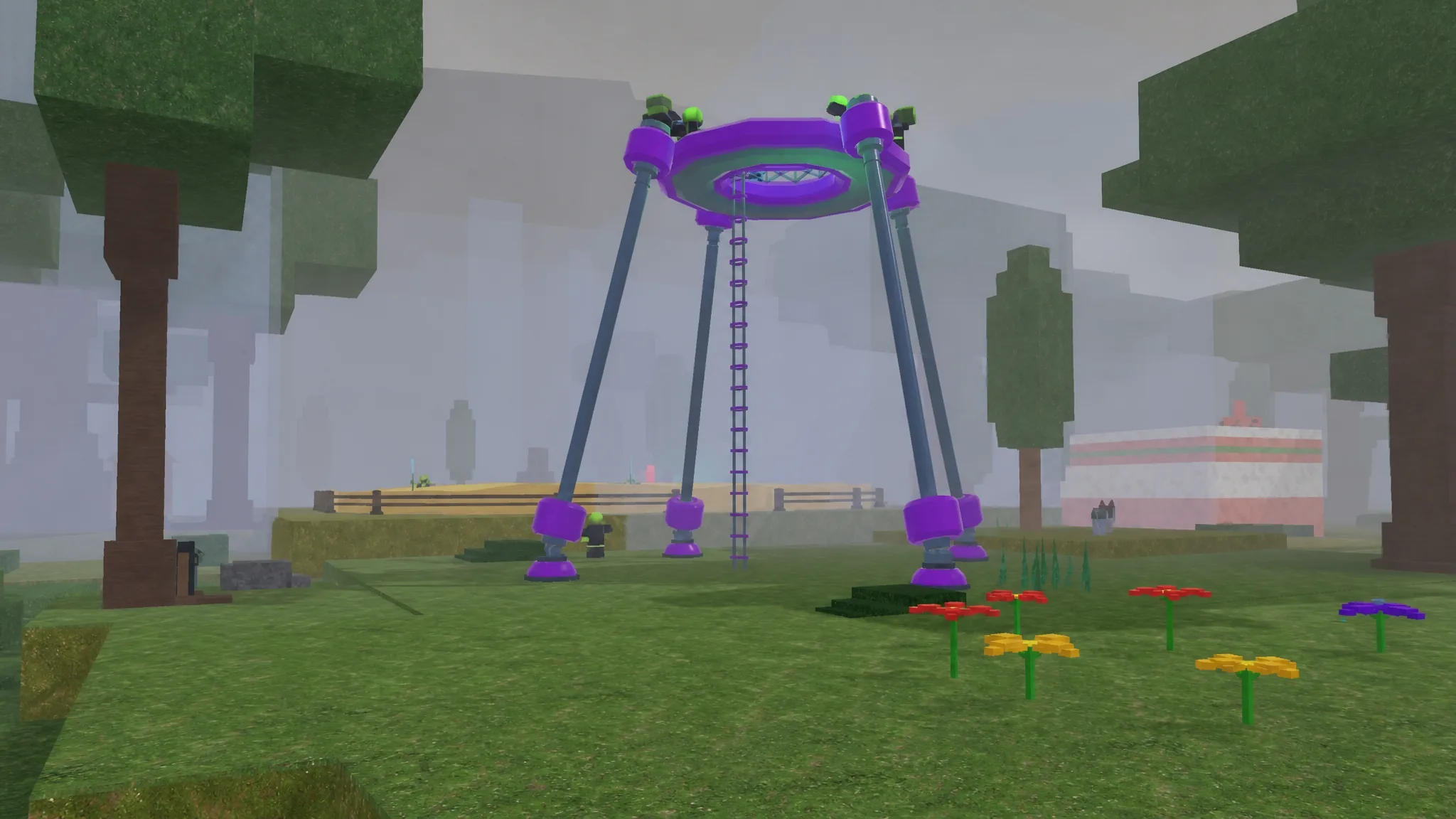 An Alien Outpost in 99 nights in the forest