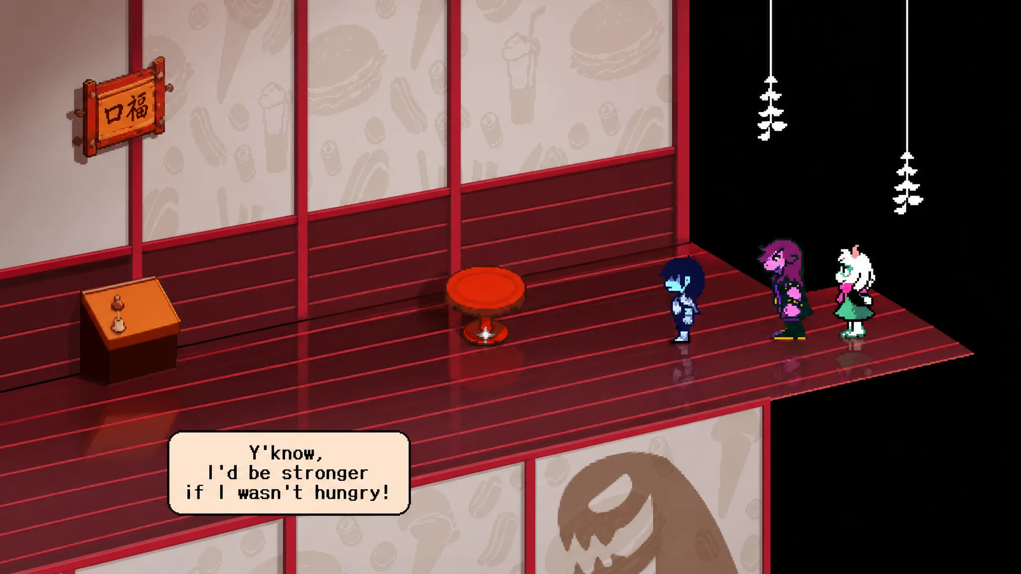 Orange threatenng the players