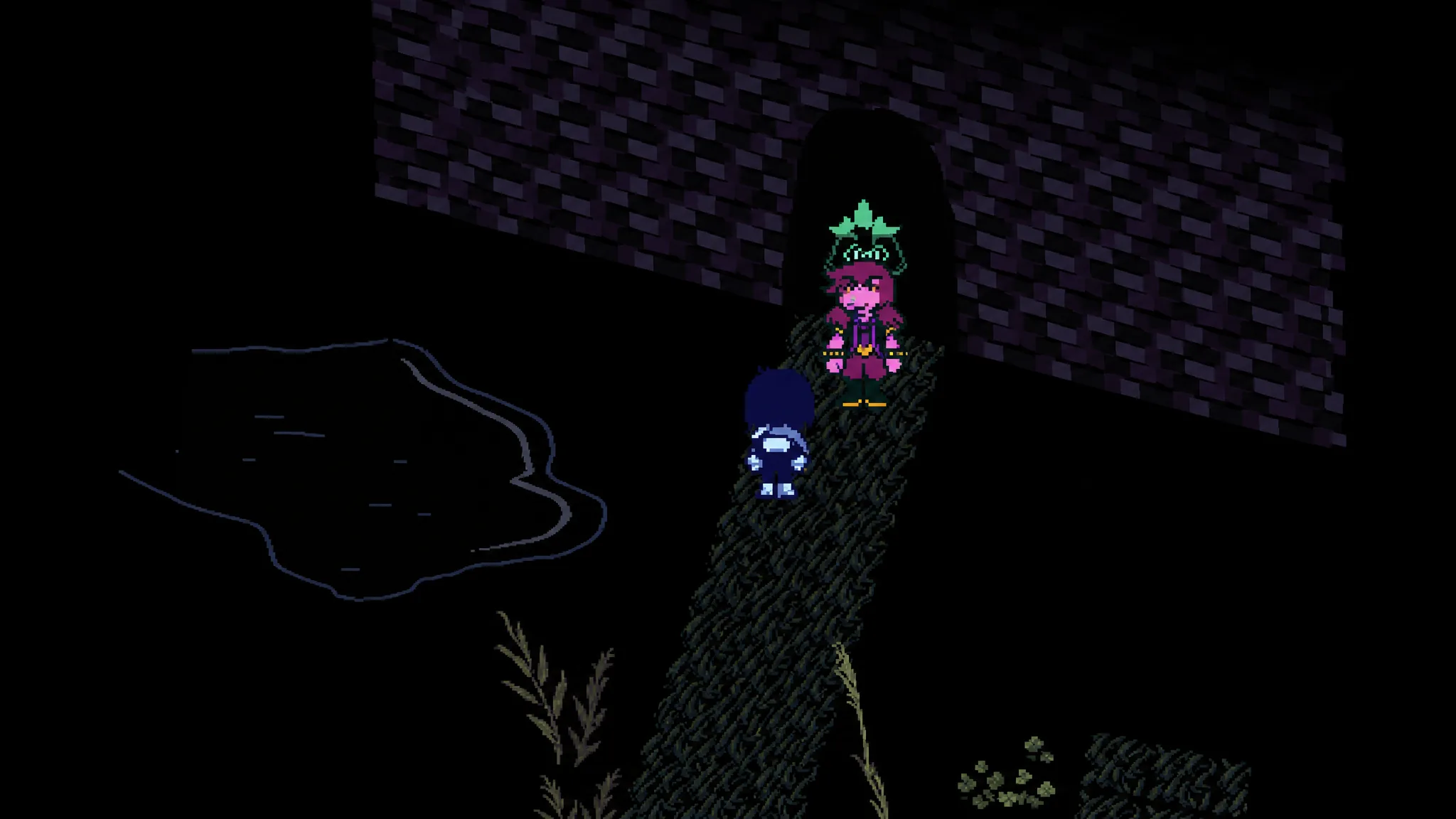 Cave opening that leads to Aqua