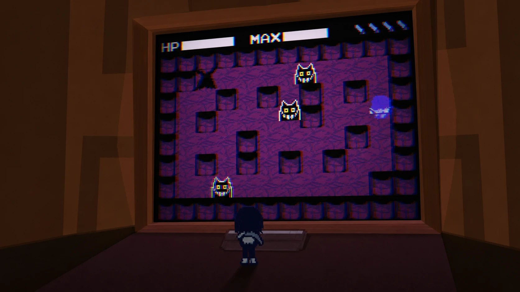 Shadow Mantle boss fight in Deltarune Chapter 3