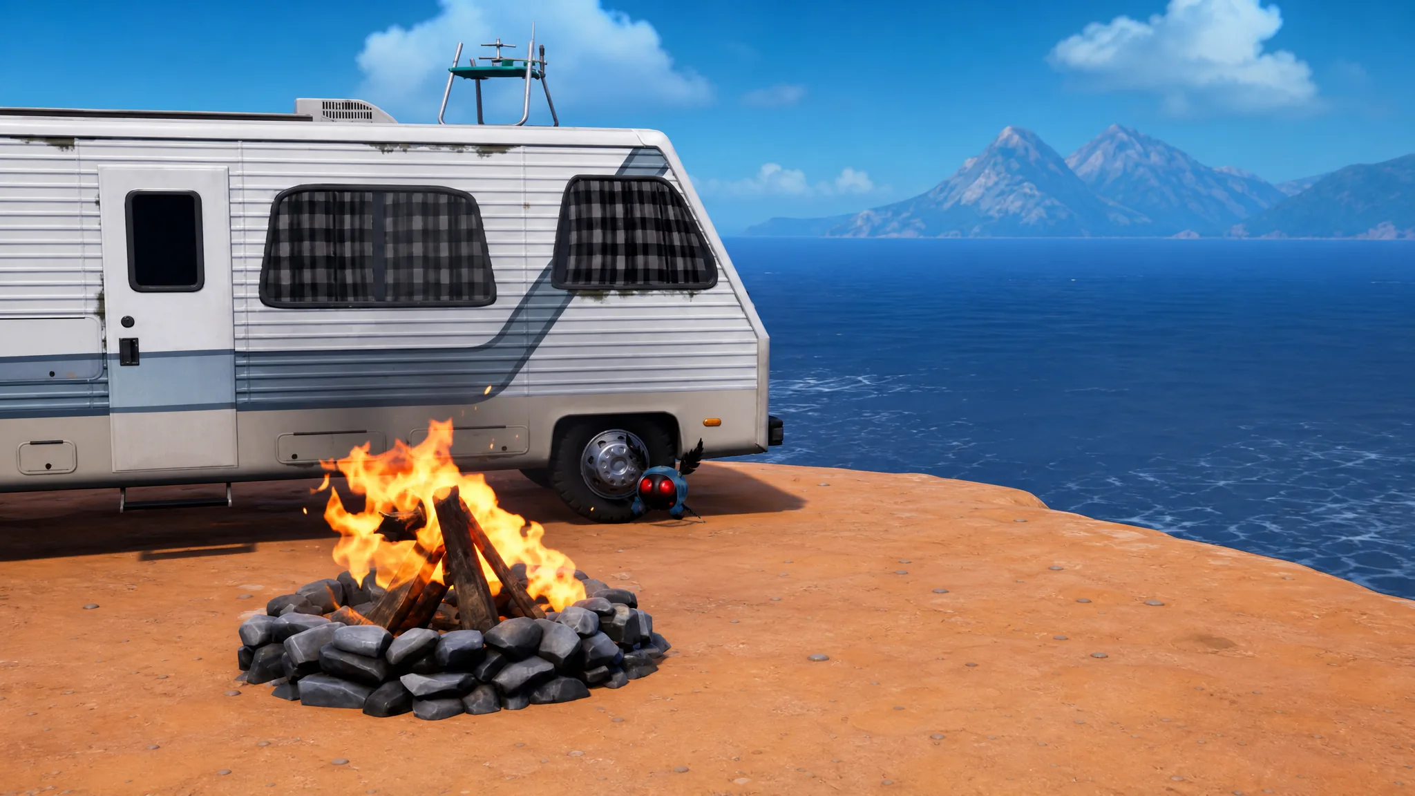 Fortnite Campfire Location next to an RV