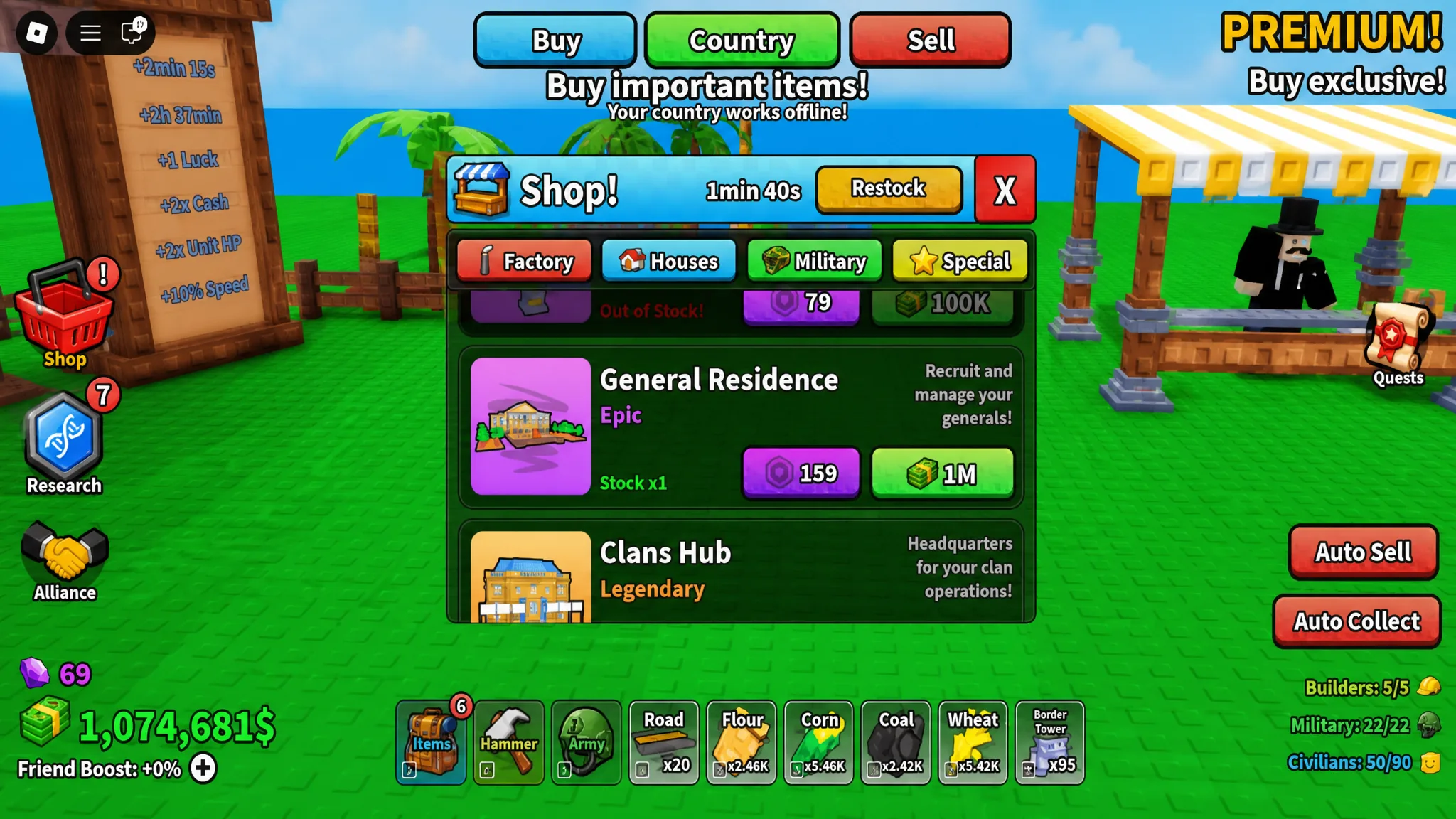Generals in Mini War