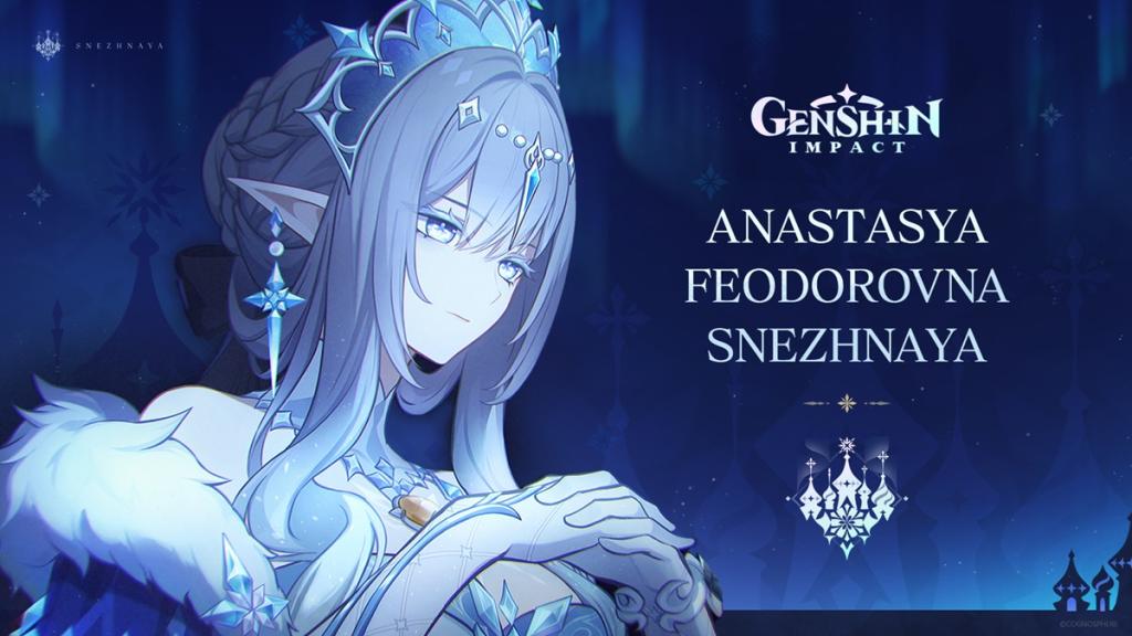 Anastsya Feodorvna Snezhnaya the Tsaritsa Genshin Impact