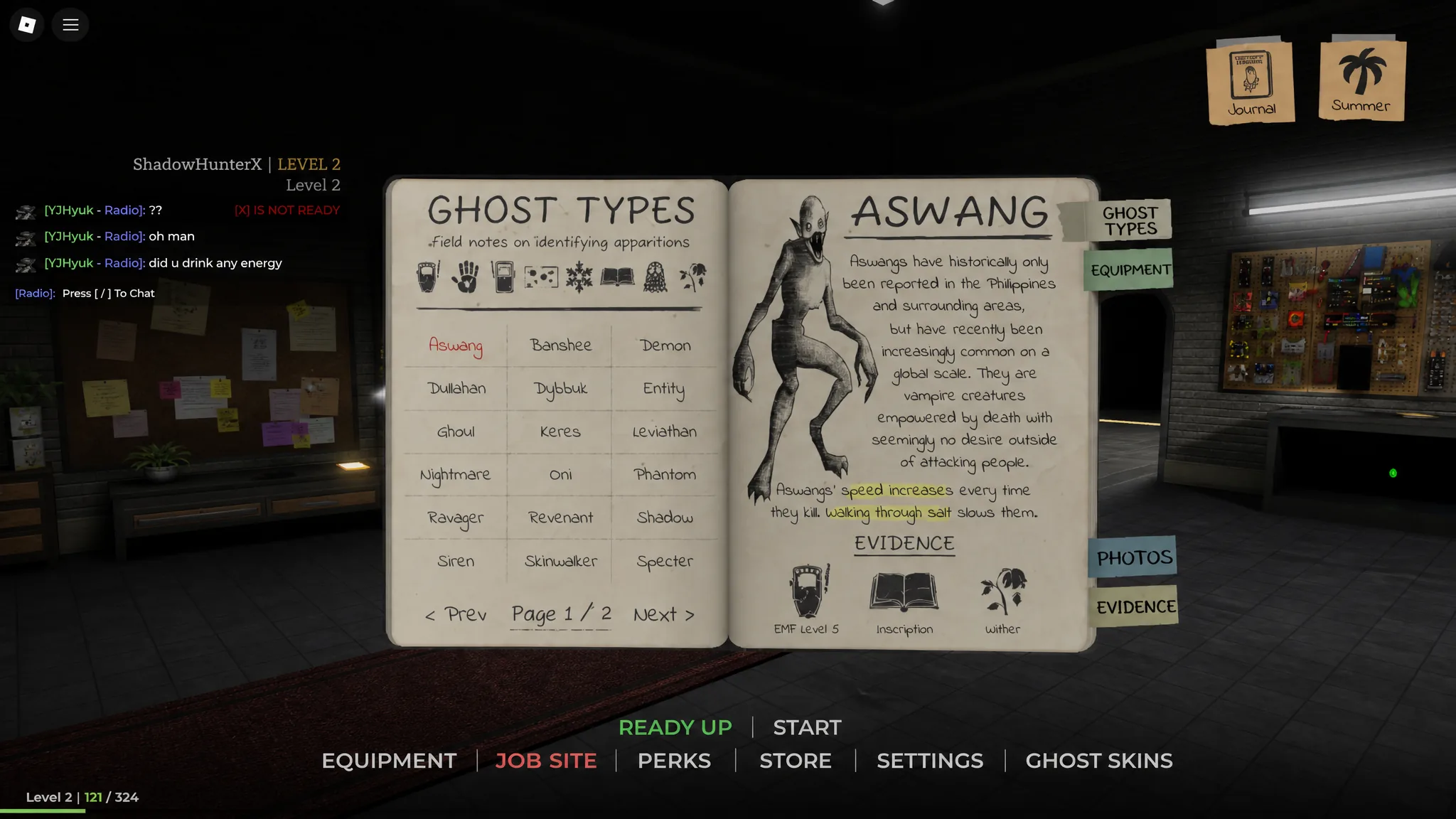 Ghost Types in Demonology