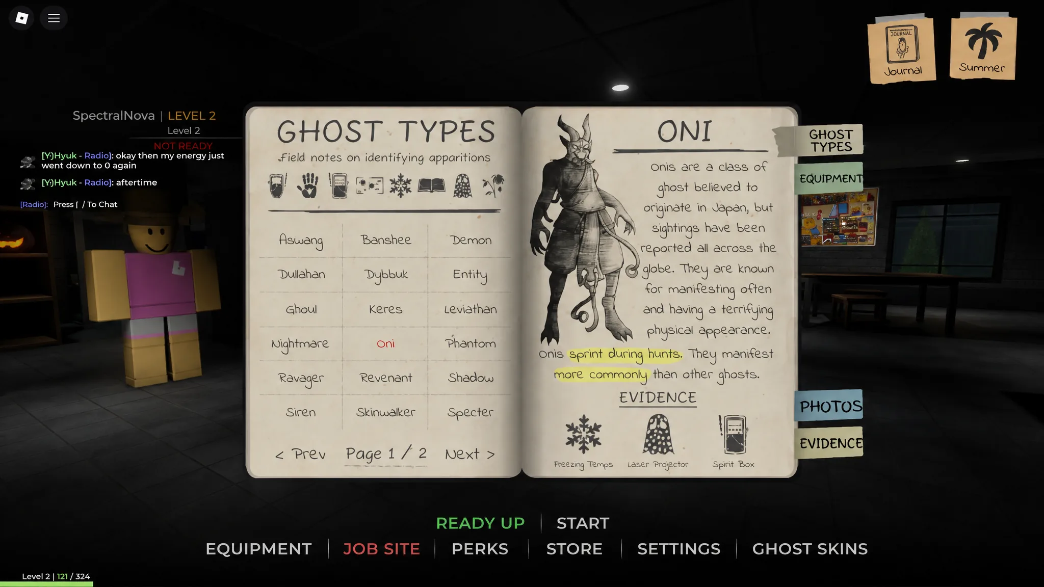 Ghost Types in Demonology