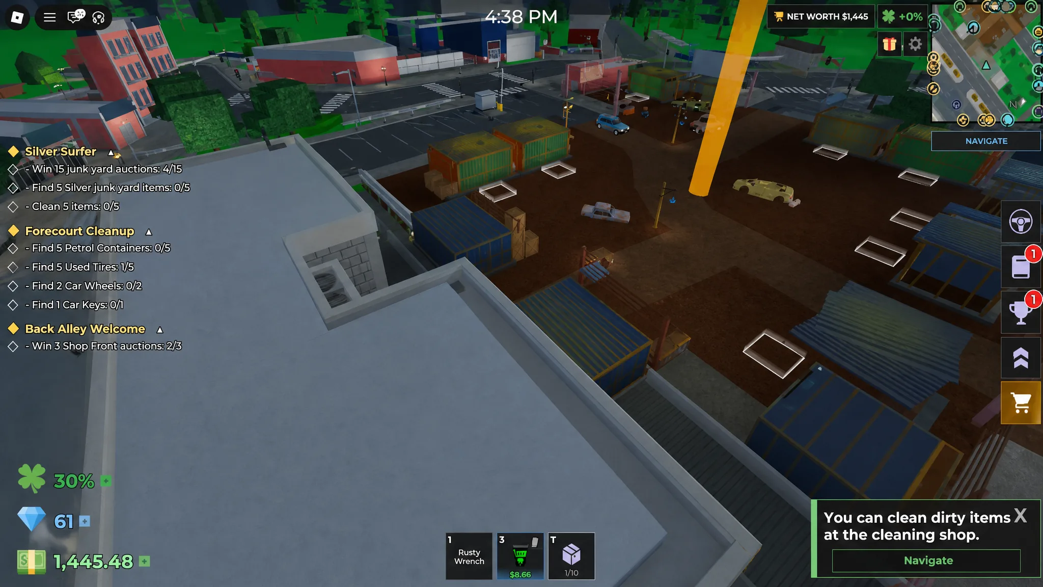image showing location of the Camera Lost Item