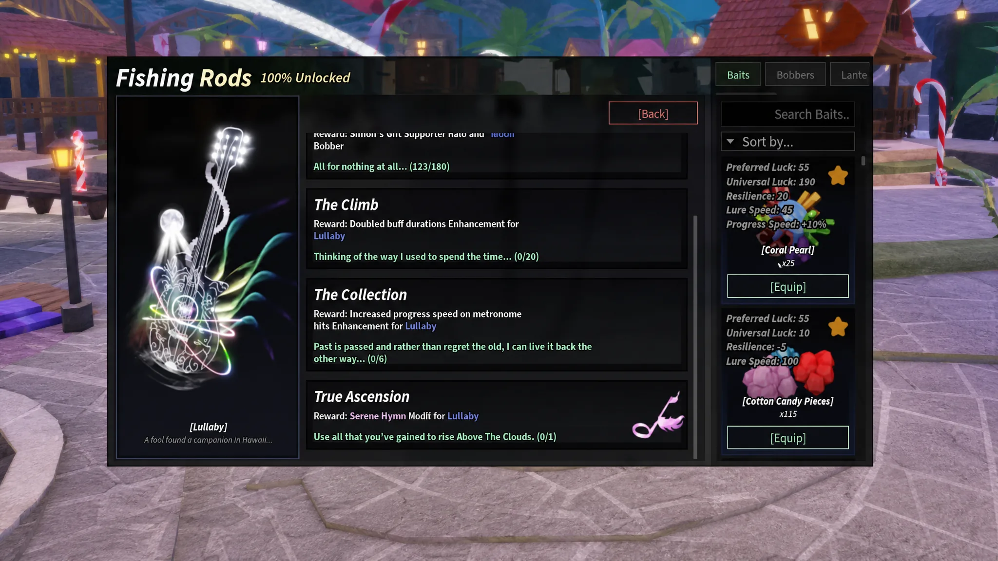 The Lullaby Rod Mastery Quest List