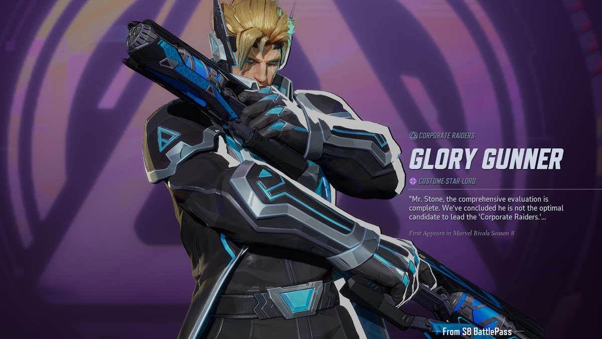 Star-Lord Glory Gunner Skin