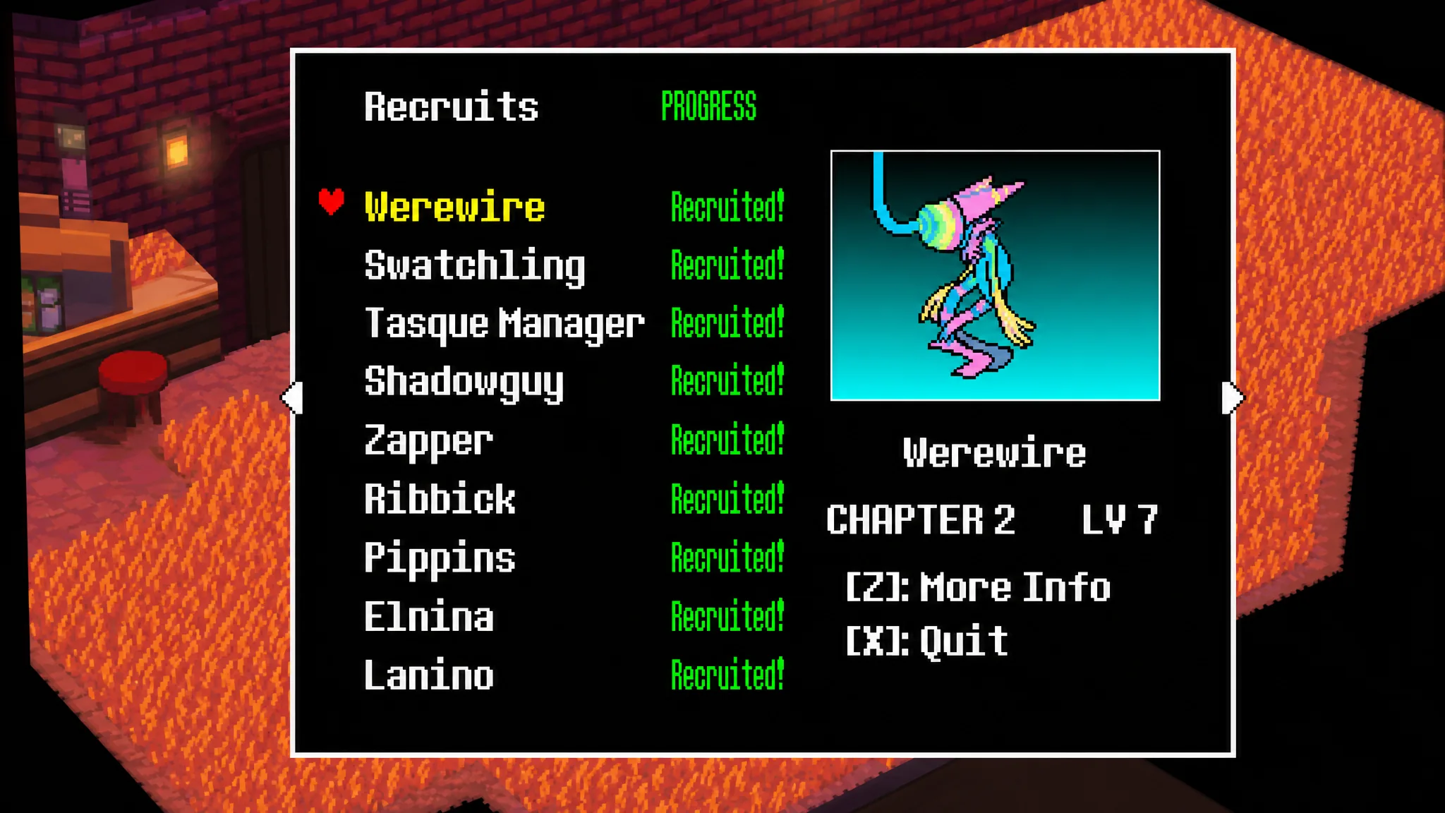 Recuits in Deltarune