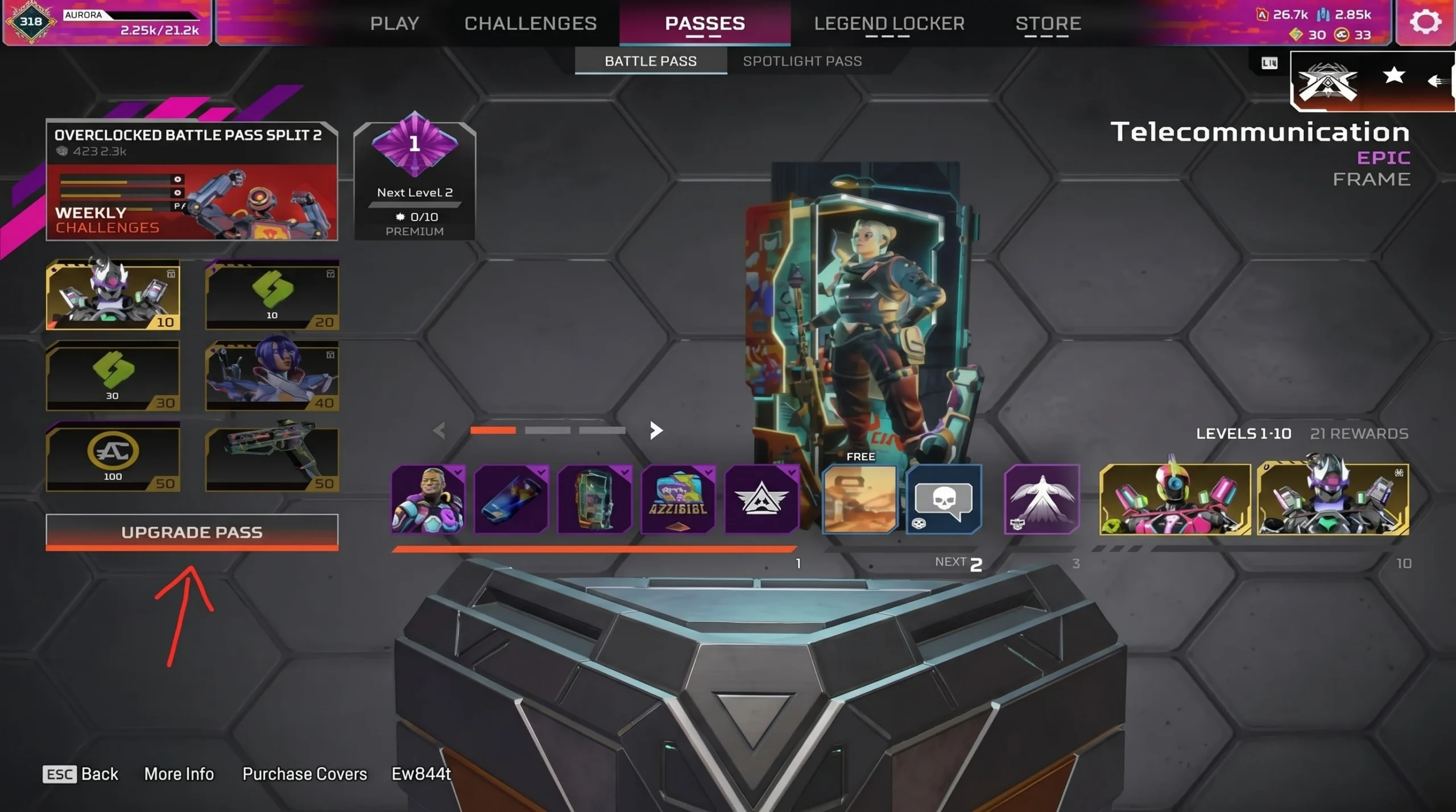Apex Legends Season 29 Split 2 Battle Pass overview
