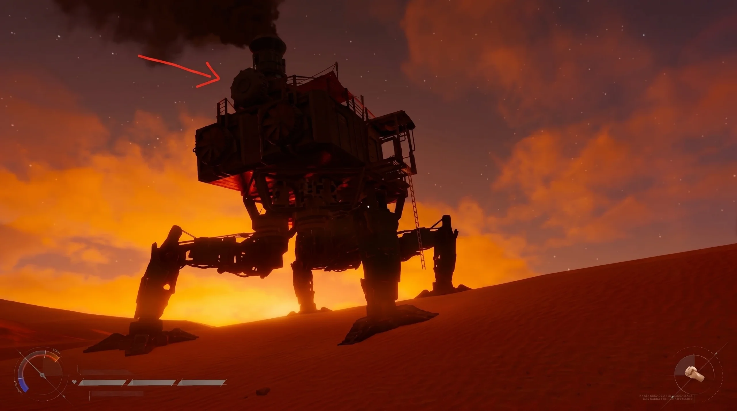 Targeting the legs of an enemy Trampler