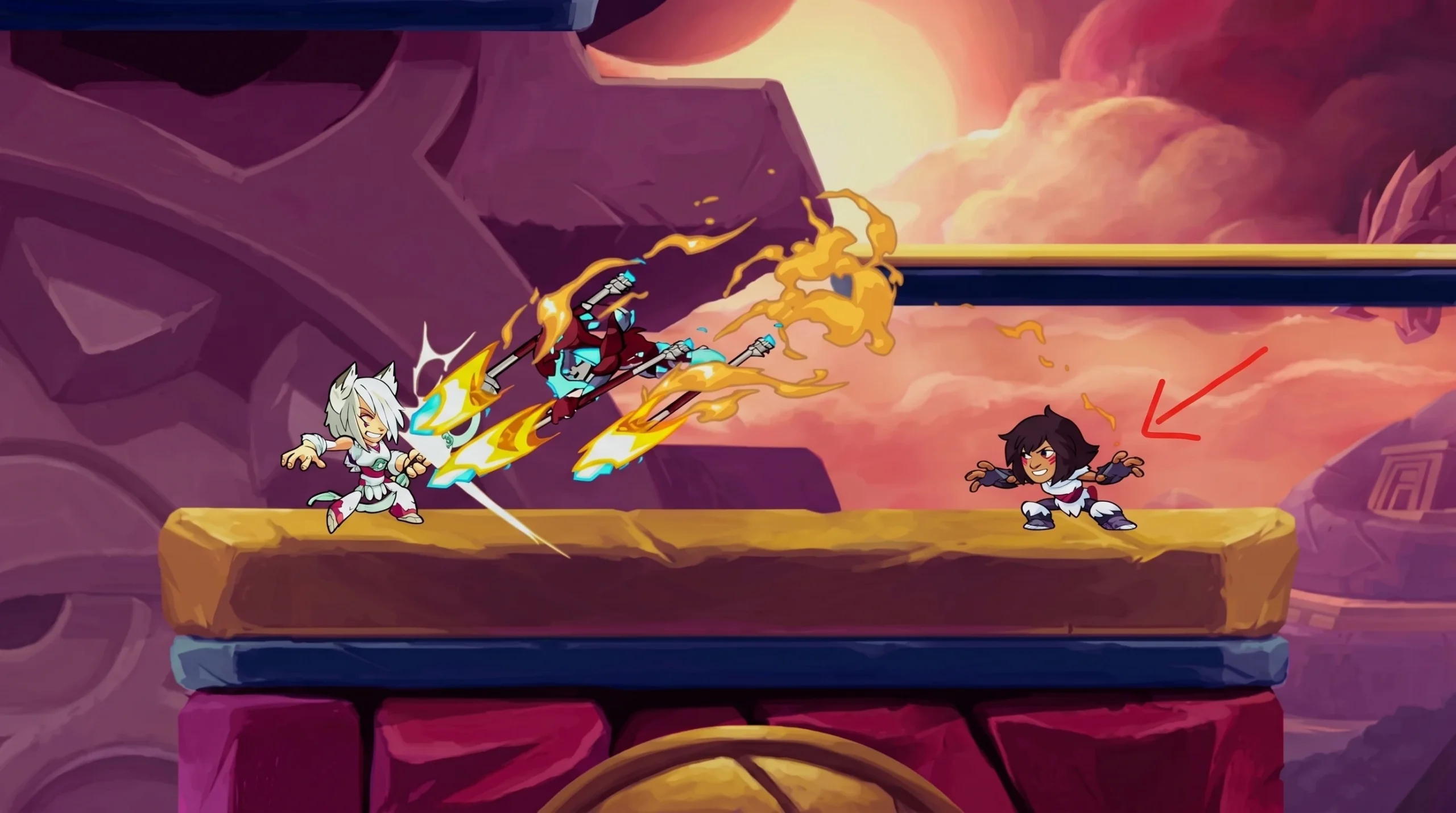 characters in brawlhalla tier list in a 2v2 platform battle