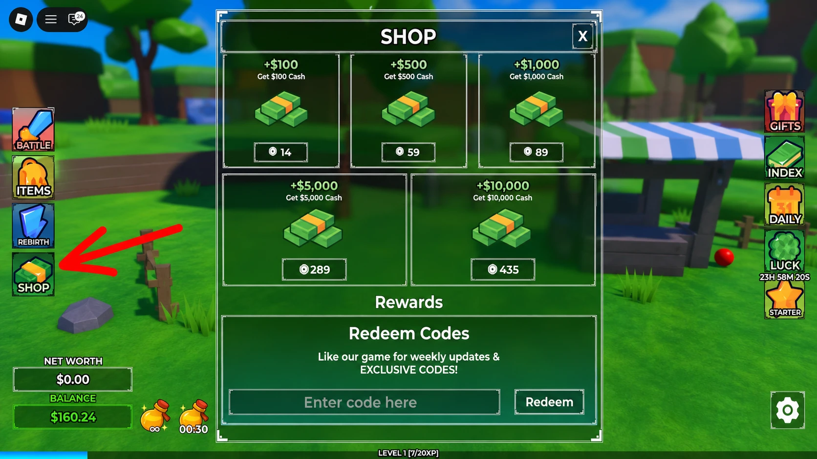 How to redeem Case Simulator RNG codes