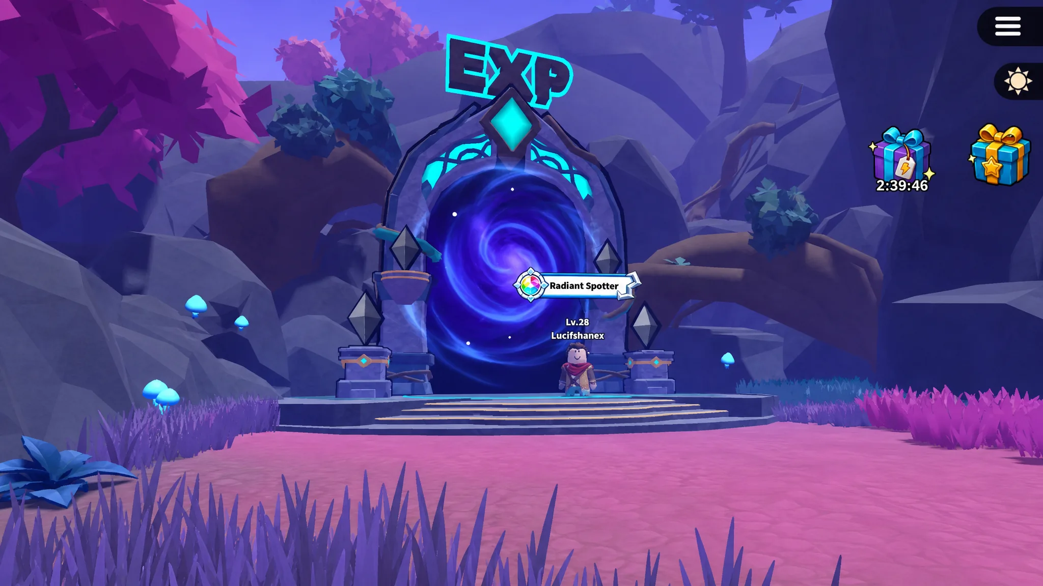 EXP Dungeon in Evomon