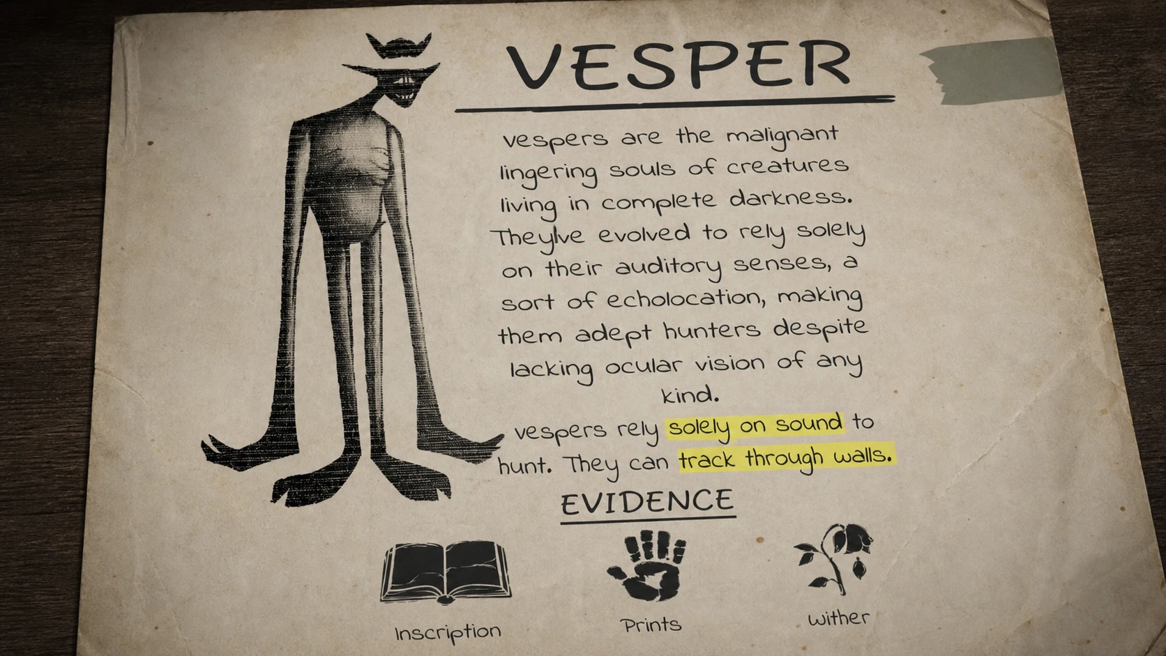 Vesper Ghost in Demonology