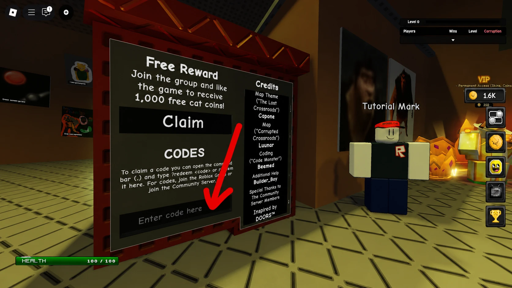 How to redeem Corrupted Crossroads codes