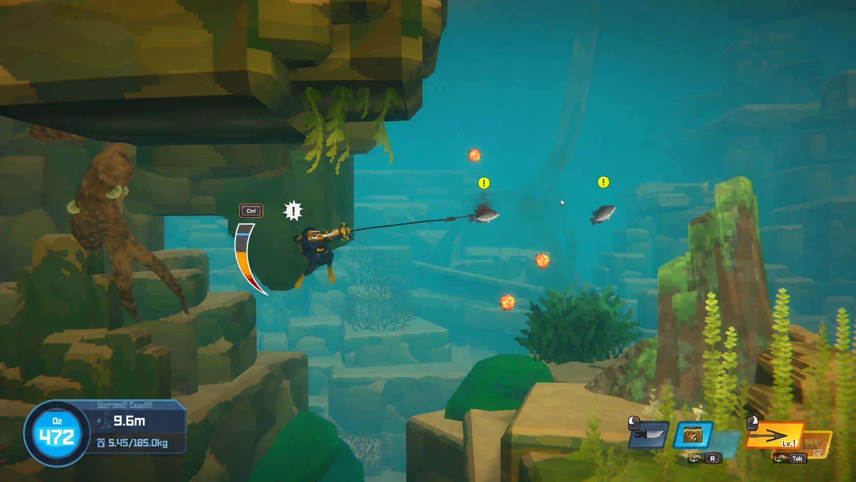 Catch a Tilapia Fish in Dave the Diver In the Jungle