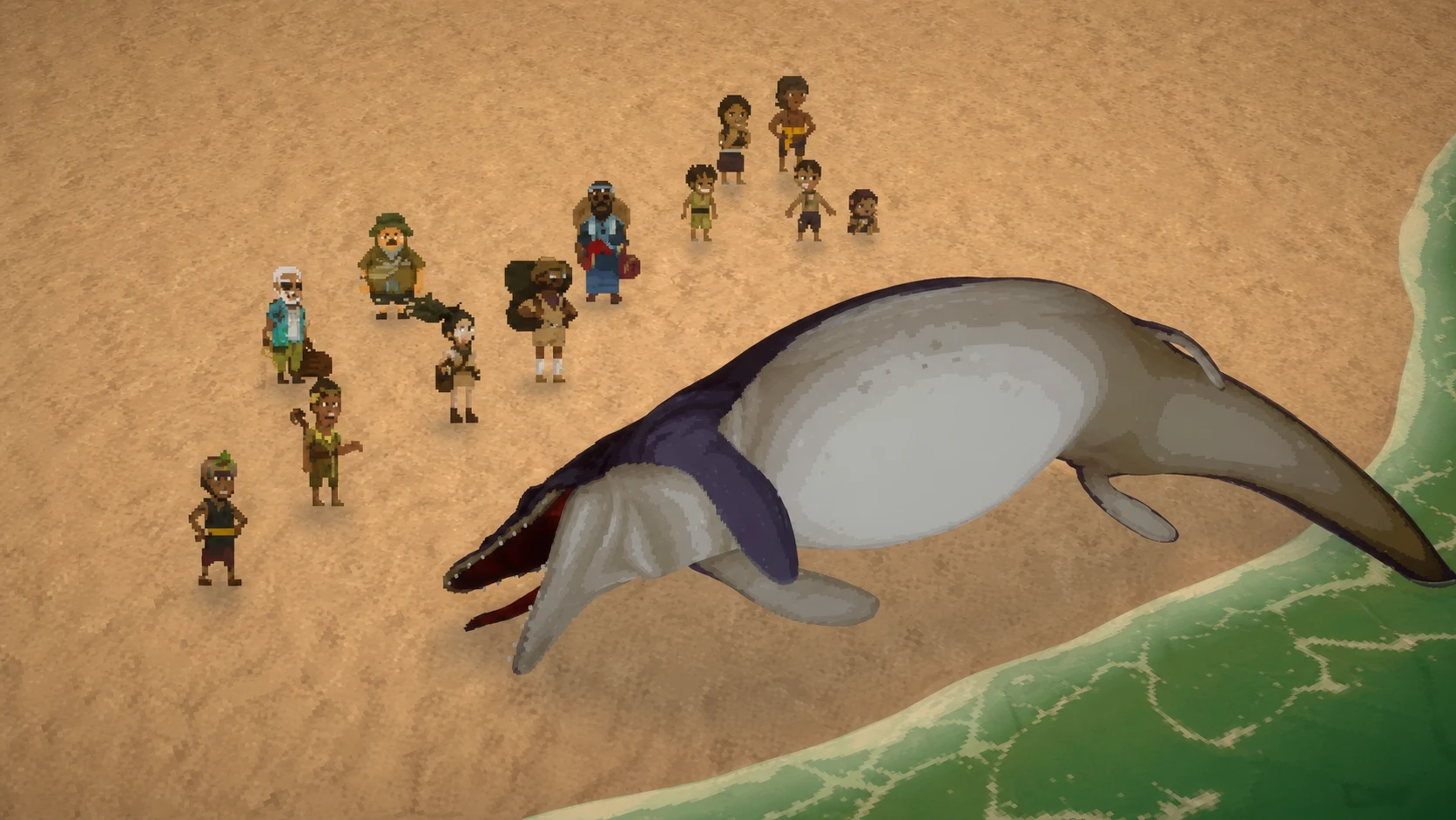 A mysterious carcass in Dave the Diver In the Jungle