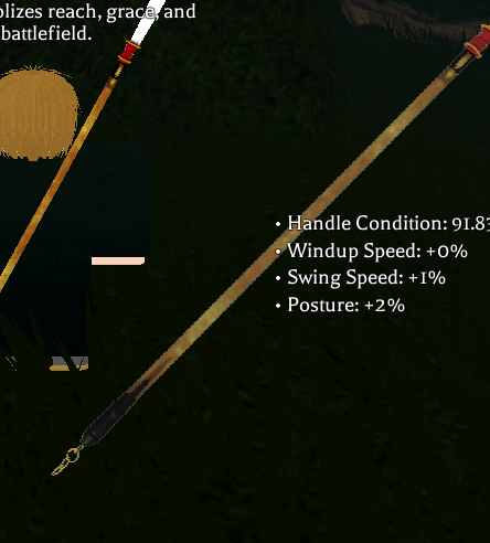 Dokkodo - Naginata Handle Benkei