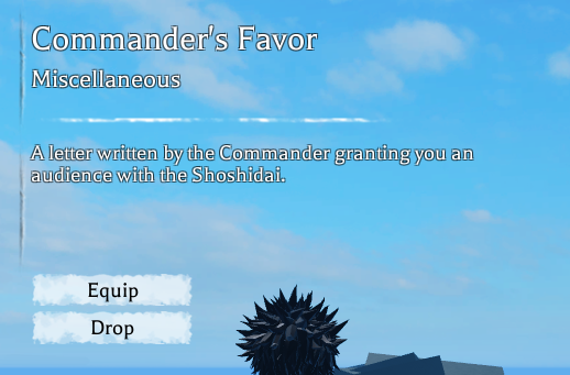 Dokkodo - Commander's Favor