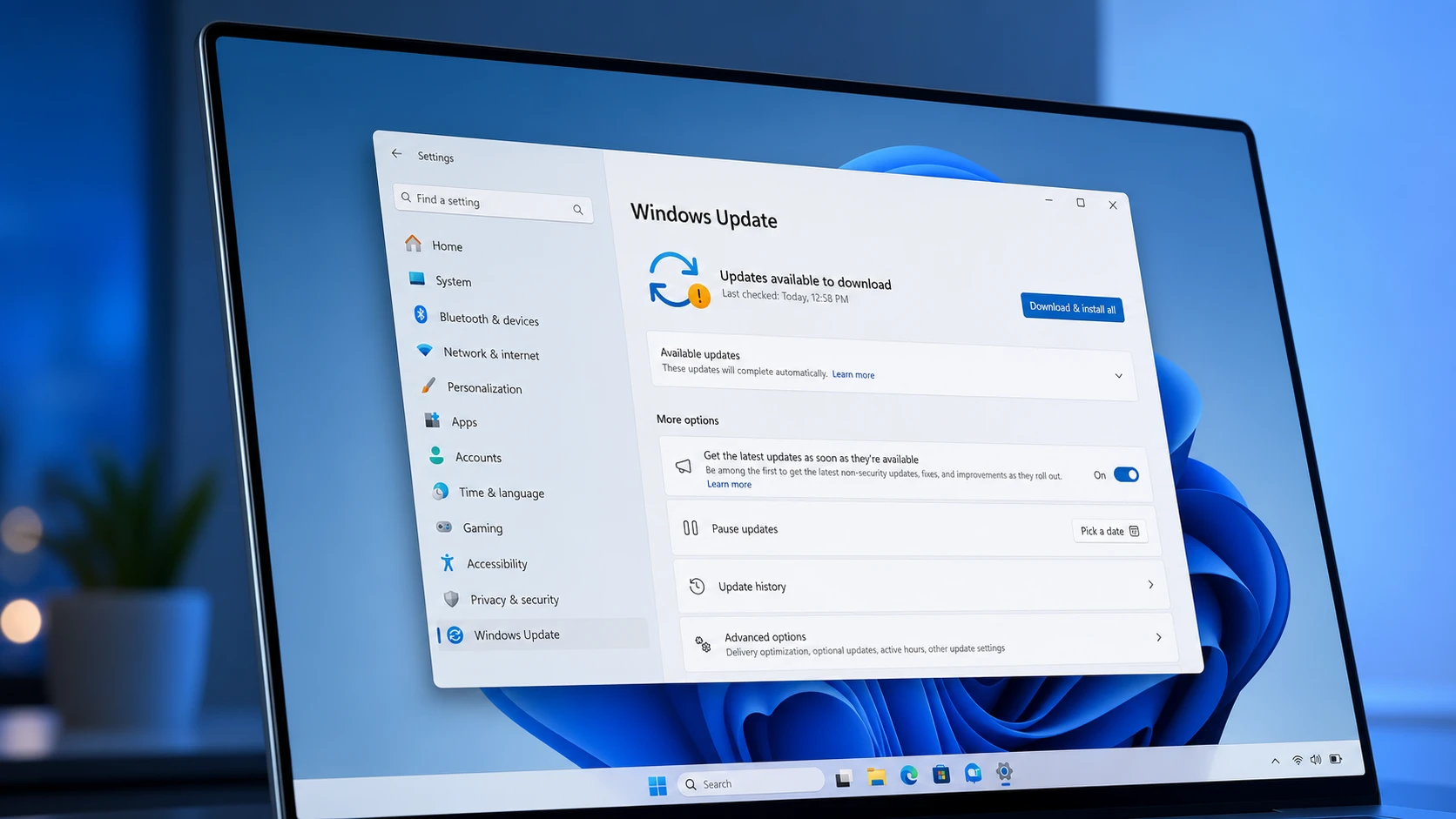 Windows 11 26H1 Insider builds add Screen Tint and faster app launches
