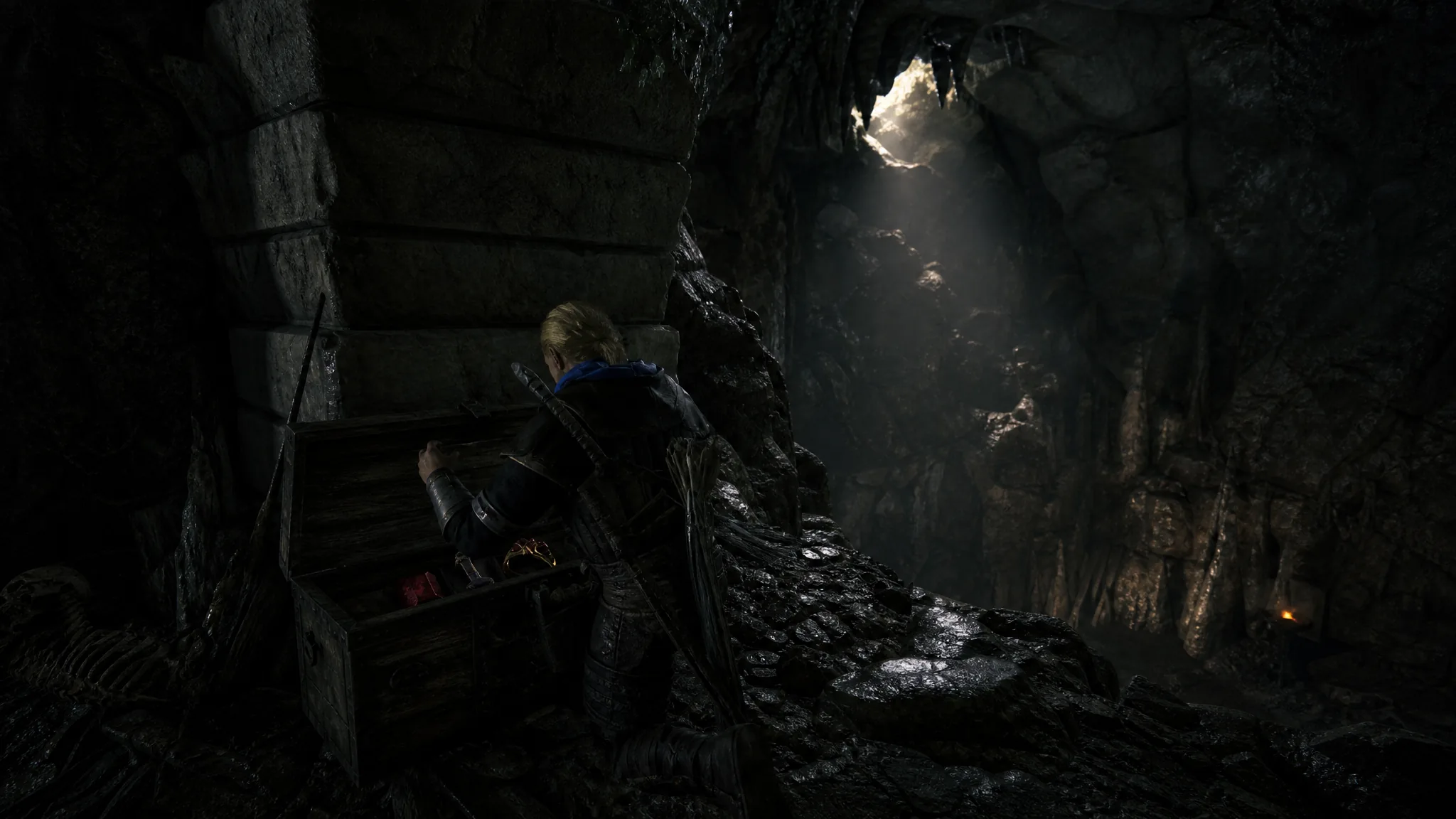 Gothic 1 Remake Cliff Side Cave Location and Rewards (Chapter 2)