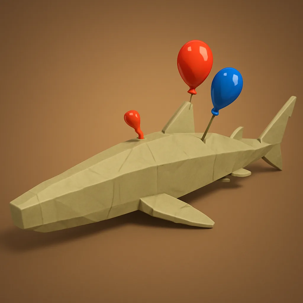 Sand-Sculpted Shark