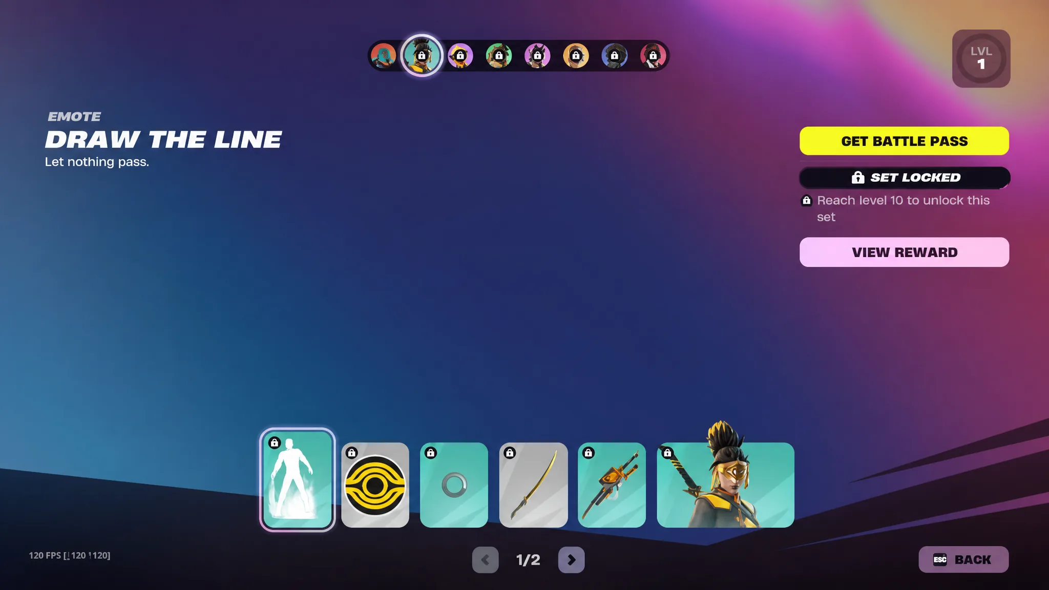 Fortnite Chapter 7 Season 3 The Voidblade Set
