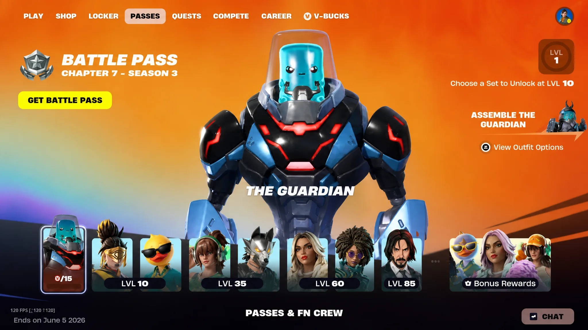 Fortnite Chapter 7 Season 3 Battle Pass Launch