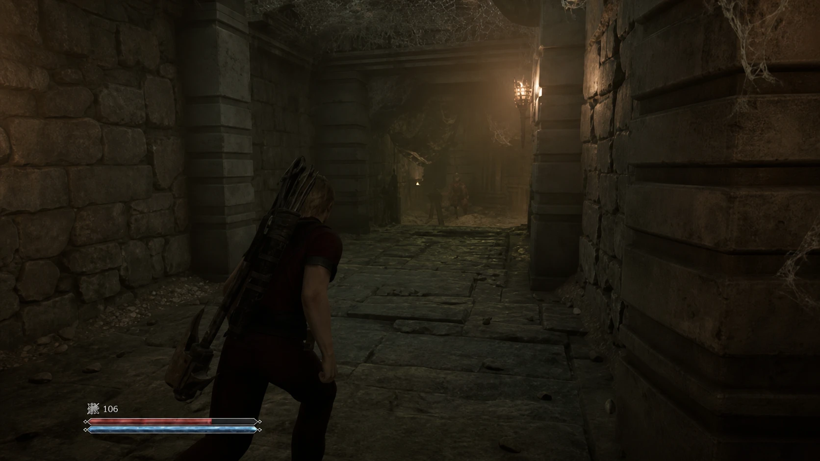 The prison cell area inside the Orc Cemetery