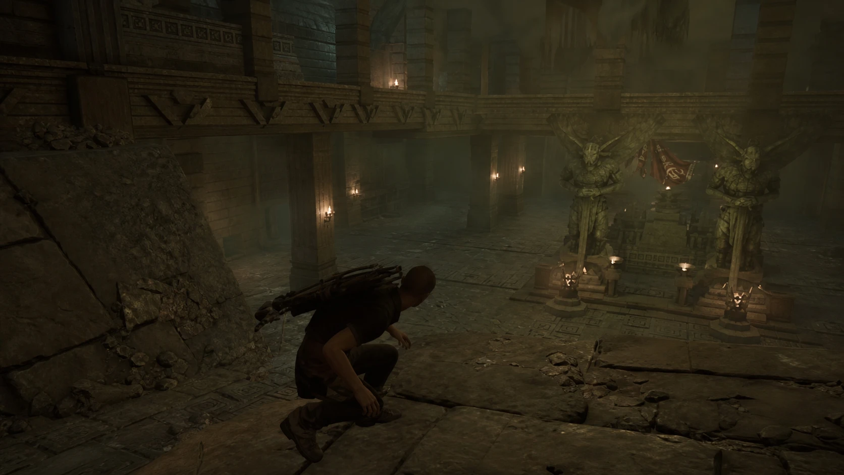 Reporting back to Cor Angar at Swamp Camp