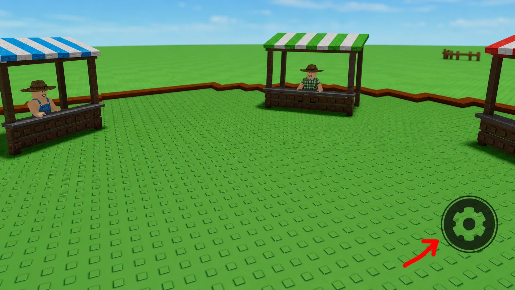 Megaphone configure button in Grow a Garden 2