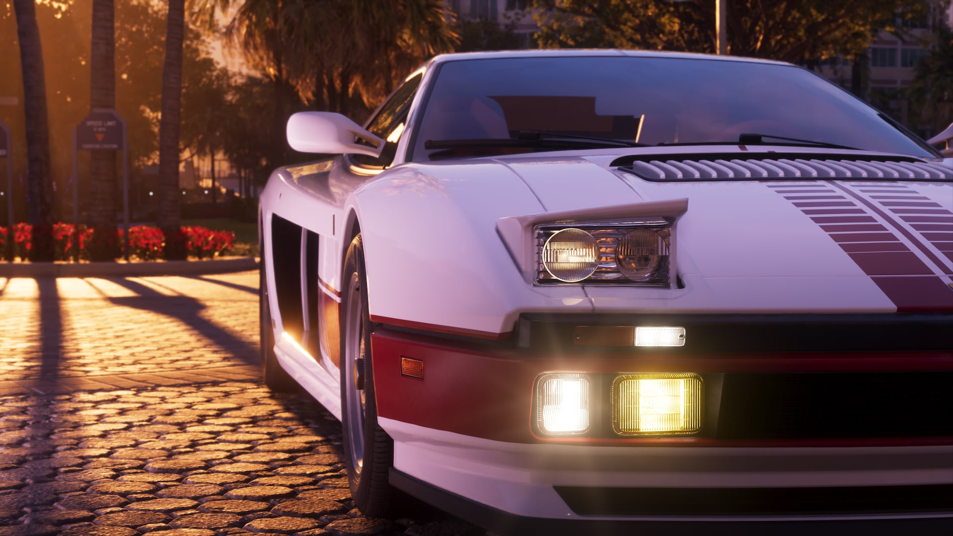 '95 Grotti Cheetah front three-quarter with pop-up headlights