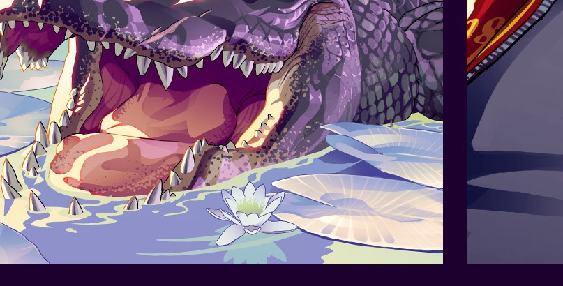 Alligator panel on the GTA 6 cover art