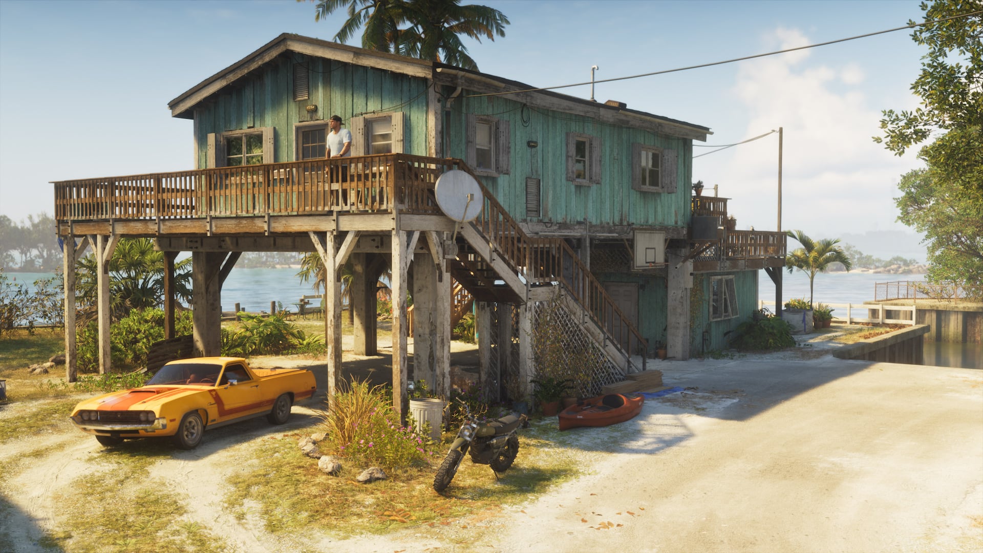 Jason's stilt safehouse with Dinka Enduro and Crest Kayak