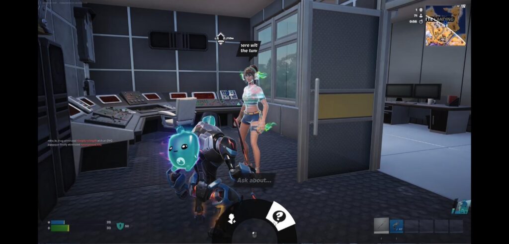 Fortnite Heatwave PJ NPC at Latte Landing