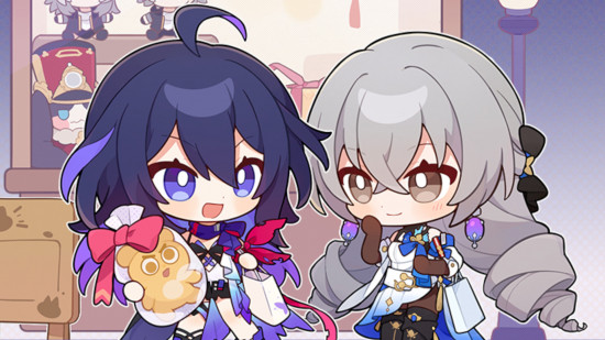 Chibi Honkai Star Rail Bronya and Seele