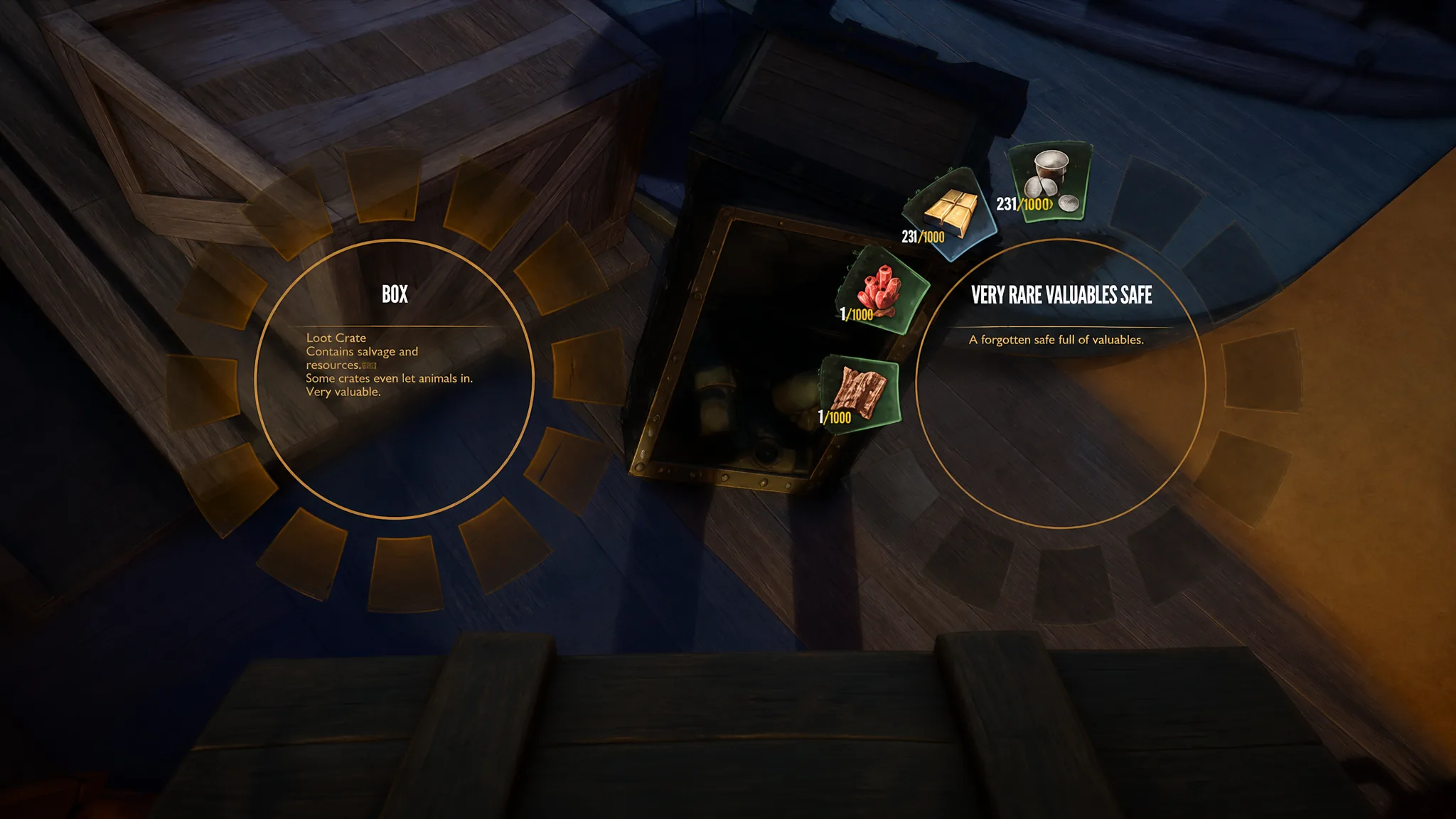 Looting valuables and resources in Sand: Raiders of Sophie