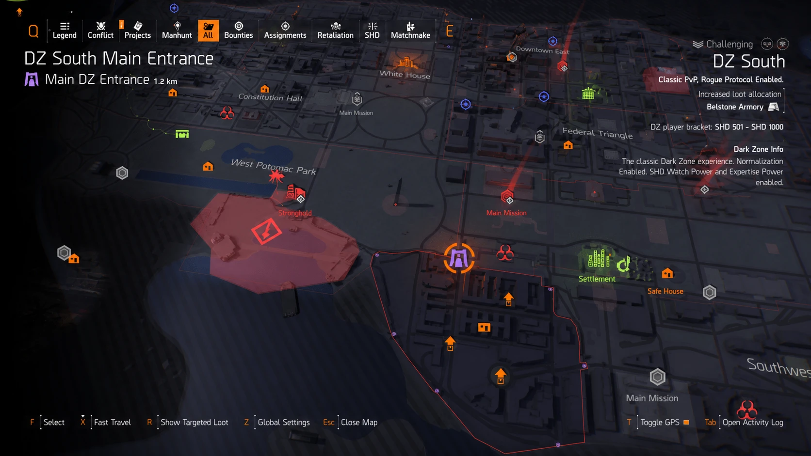 Dark ZOne in The Division 2