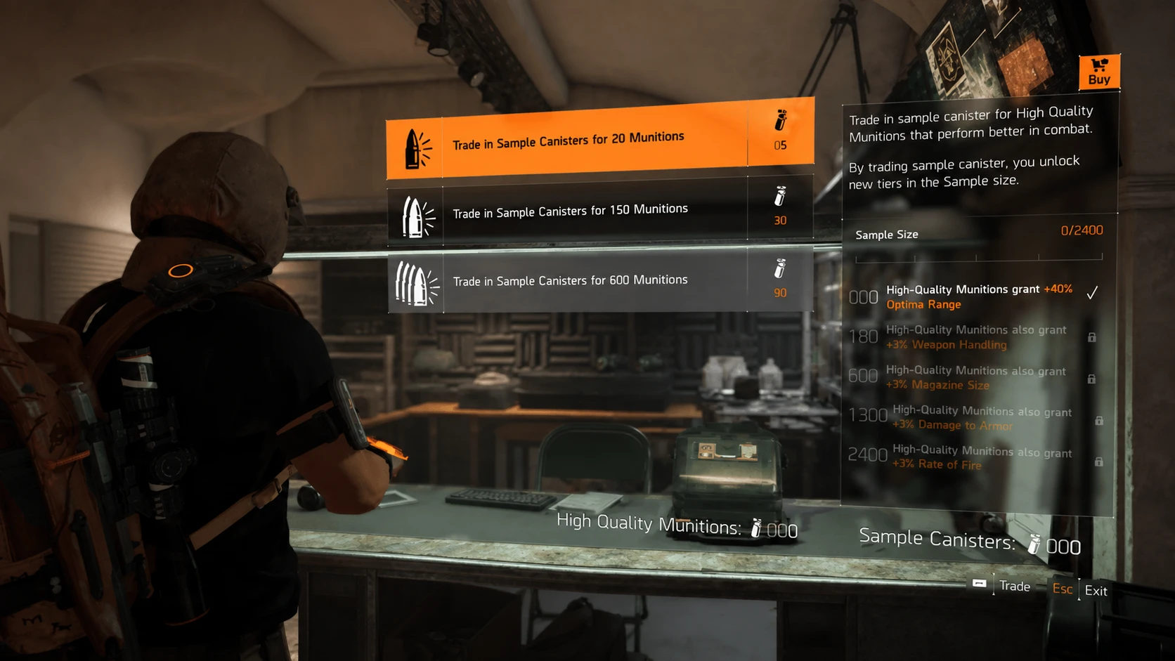 Using Sample Canisters in The Division 2