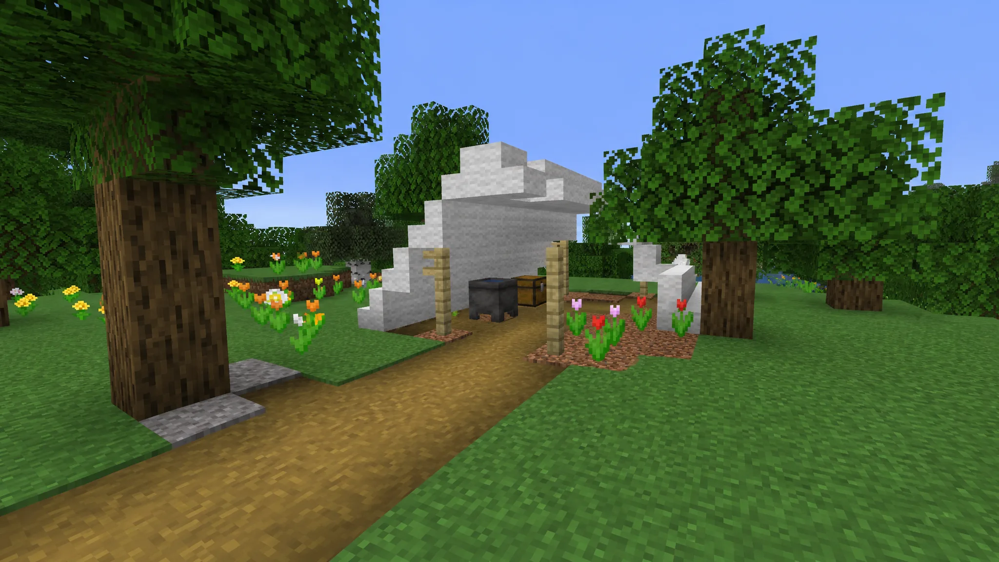 Where to Find Abandoned Camps in Minecraft Flower Forest