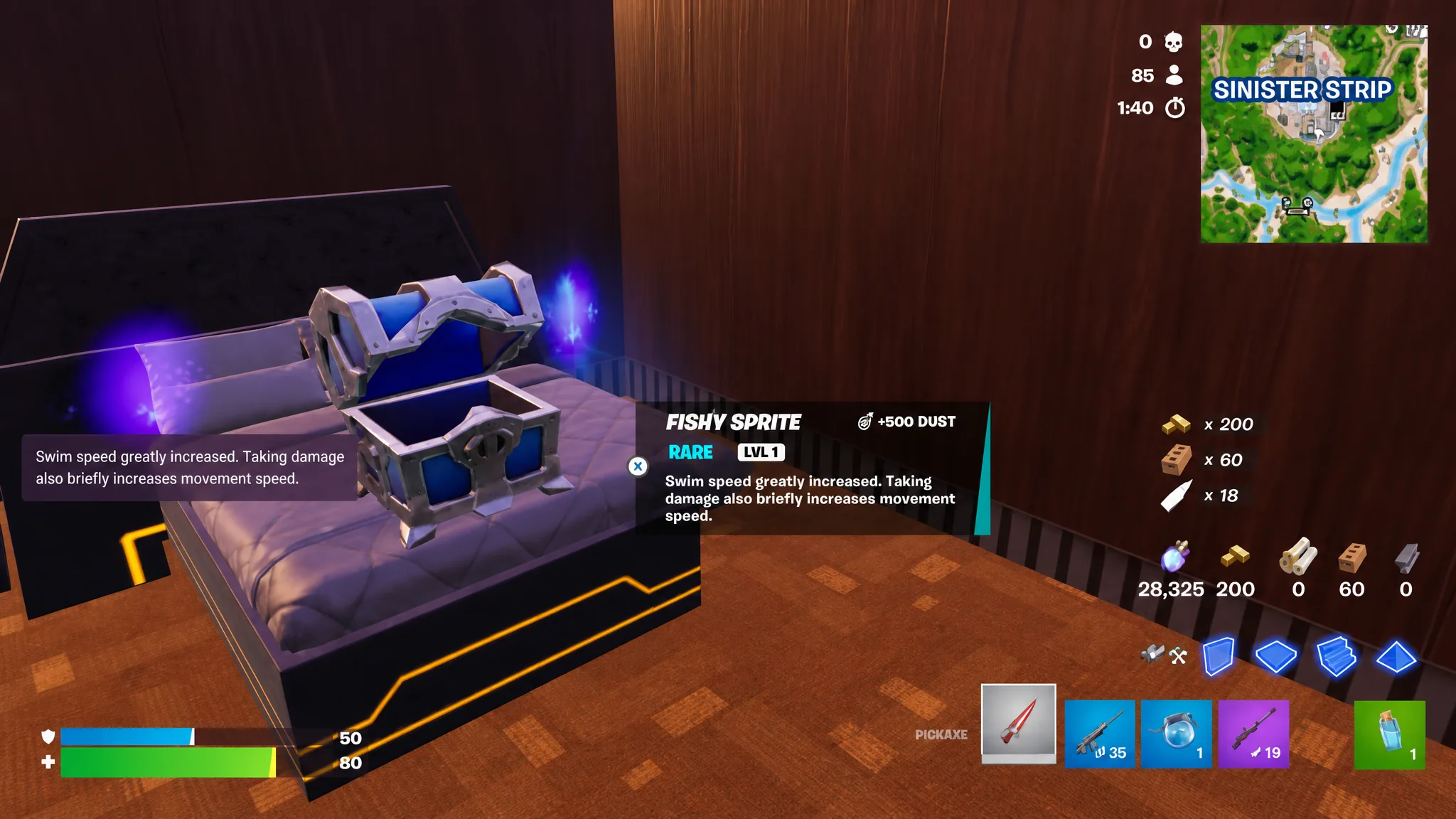 Fortnite Fishy Sprite Location