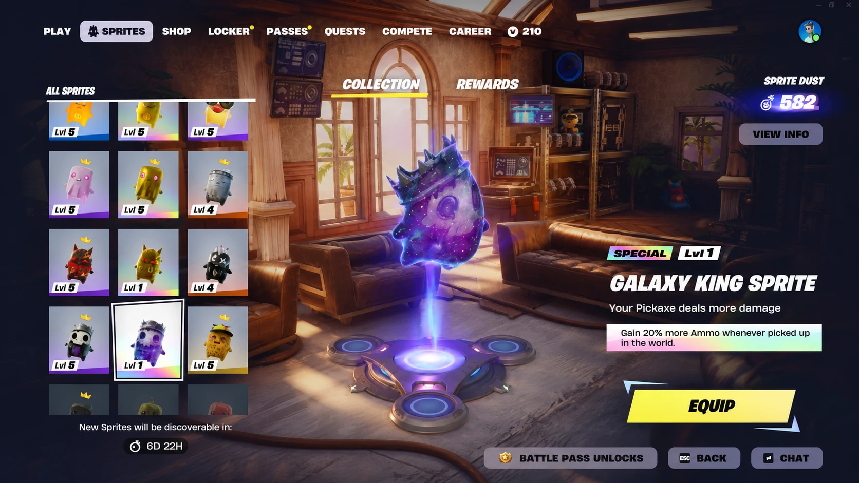 Galaxy Sprite in Fortnite